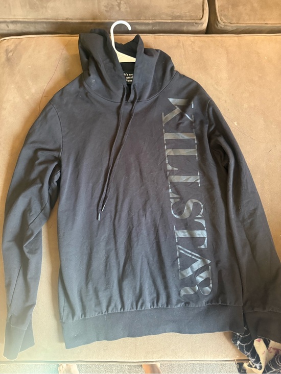 Killstar Other - Killstar Black Men's Hoodie with Vertical Gloss Logo